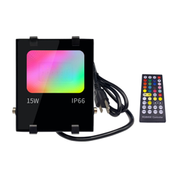 Esterno del proiettore RGBW Esterno 15W Controllato da Smartphone, Intelligent RGB Spot Color LED, IP66 Impermeabile, 20 modalità 16 milioni di en oferta