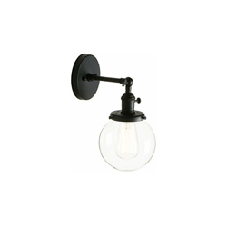 Pathson - Lampada trasparente decorativa di design a parete, per interni Schwarz FarbeÂ precio