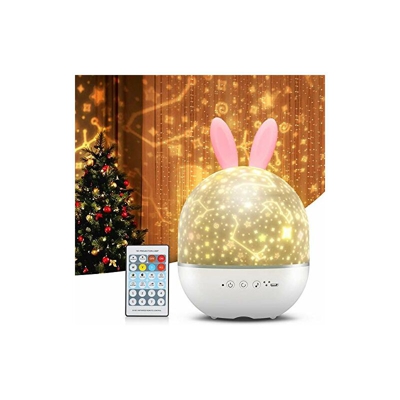 Proiettore Star Night Light per bambini, idea regalo per bambini, lampada LED girevole a 360°, con telecomando, illuminazione per bambini e bambine,