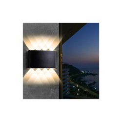 Lampada da parete a LED, 8 W, moderna, impermeabile, in alluminio, luce bianca calda, 3000 K, per soggiorno, camera da letto, bagno, corridoio, precio