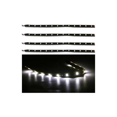 Striscia LED da 30 cm, flessibile, impermeabile, con 5050-12 SMD, per luci spa, abitazioni, cucine, giardini (DC 12 V), 4 pezzi - Grandview