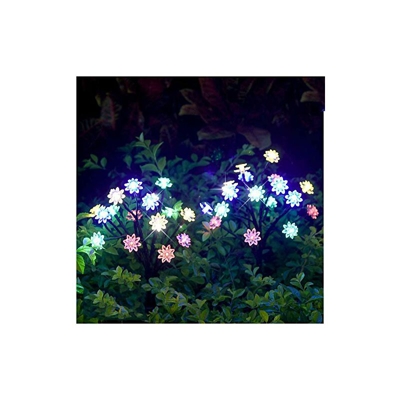 Luci solari da giardino per esterni â?? 2 pezzi per esterni â?? Lampada decorativa per paesaggio solare IP65 impermeabile con percorso per prato,