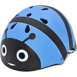 Casco da bicicletta per bambini 2-5 anni Protezione per attrezzatura da ciclismo per animali Leggero (Blue Bee, S-per 2-5 anni) - Litzee en oferta