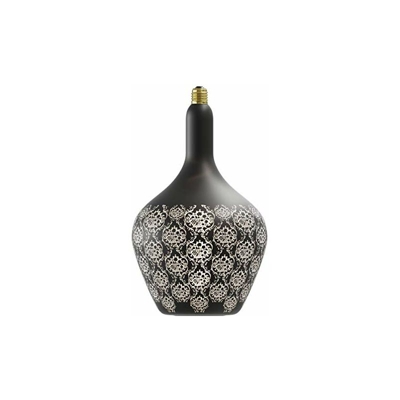 Versailles Noir Baroque - Zwart - Lampada a LED - Ã?215mm - Dimbaar - Attacco E27 - 5W 1800K 30lm - Etichetta energetica C - Calex