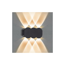 Lampada da parete a LED, 6 W, moderna, impermeabile, in alluminio, luce bianca calda, 6000 K, per soggiorno, camera da letto, bagno, corridoio, características