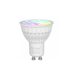 Mi-Light® FUT103 Lampadina Lampada GU10 RGB+CCT LED Spotlight 4 W 2.4 G RF Multicolore Dimmerabile 2261 en oferta