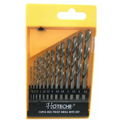 Hoteche - Kit 13 Punte Trapano In Lega Di Titaniohss Fresa Da 1.5 A 6.5 Mm precio