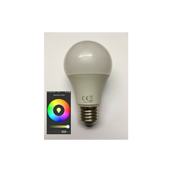 Lampadina LED Smart Bluetooth dimmerabile E27 regolabile tramite telefono cellulare, 470 Lumen, RGB e bianco caldo anche tramite musica en oferta