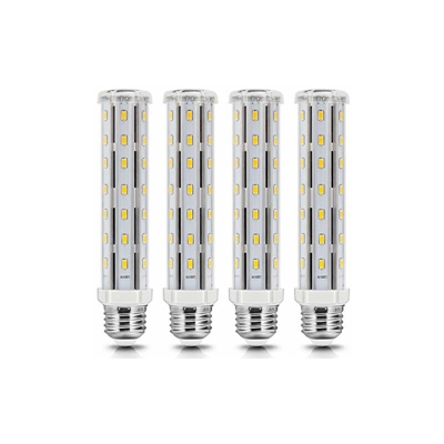 Lampadina a LED E27 da 15 W, luce bianca fredda, 4 lampadine E27, a risparmio energetico, luce bianca fredda, 6000 K, sostituisce lampadina alogena