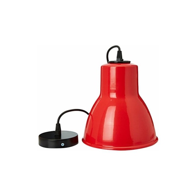 a sospensione E27, 60Â W, Rosso, 20Â x 22Â cm - Ineslam