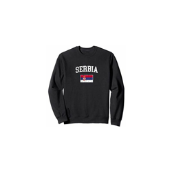 Bandiera Serbia Vintage origine serba Felpa en oferta