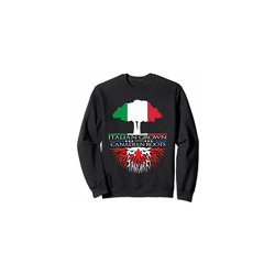 Radici Italiane Canadesi Italiane Radici Canadesi Italia Can Felpa en oferta