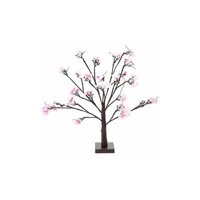 Tavolo da scrivania a LED Cherry Blossom Tree, Lampada da Interno a Forma di ciliegio a LED da 24 Pezzi, Lampada da Tavolo a LED, Luce per