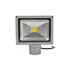 Faro A Led 20 W Luce Bianca Fredda Con Sensore Di Movimento Crepuscolare IP65 - Tempo Di Saldi en oferta