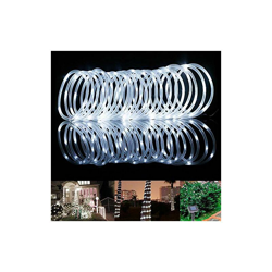 Catena di luci solari per esterni, 12 m, 100 LED, 12 m, con 100 LED, accensione e spegnimento automatico, impermeabile, per esterni, decorazione di en oferta