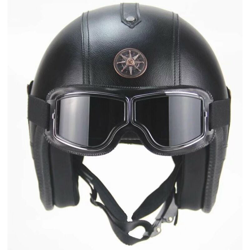 Auricolare della bicicletta Cuffia per moto Cuffie da esterno Cuffie da esterno Casco handmade Harley Retro 3/4 Casco per cuffie per biciclette precio