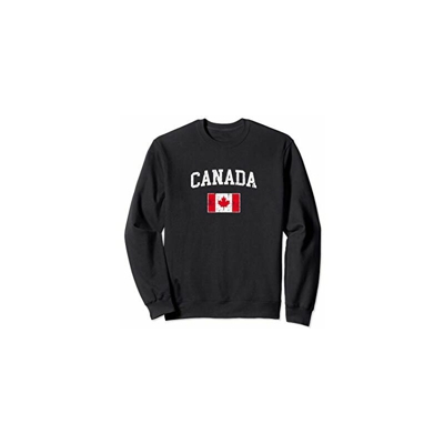 Bandiera Canada Vintage origini canadesi Felpa