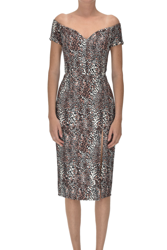 Animal print sheath dress características