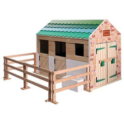 Set Da Gioco Lt042 La Stalla! Bambole - Vestitini - Casa Delle Bambole - Accessori - Set Gioco Da - Da Collezione A Vero Legno E Colori Con Adatti Avere Bambini en oferta