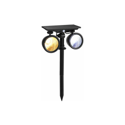 Luci solari da giardino, impermeabili, a LED, con sensore di movimento solare, luce bianca fredda e calda, regolabile, per esterni, giardino, en oferta