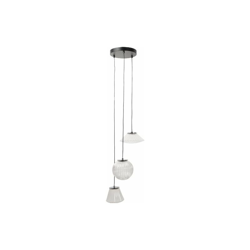 Unico Zuiver 5300030 Sparkle - Lampadario da soffitto in Vetro 152 x 25,5 x 152 cm, Colore: Trasparente en oferta