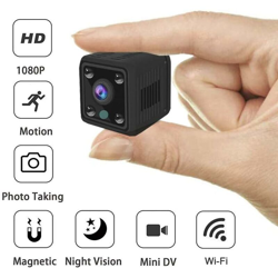 Mini videocamera Welcam, videocamera nascosta WiFi 1080p con videocamera di sorveglianza di sicurezza domestica per visione notturna, videocamera per características