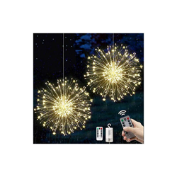 Ghirlanda luminosa con 120 LED Starburst ghirlande a batteria natalizie ghirlande, albero luminoso multicolore, 8 modalitÃ di illuminazione con precio