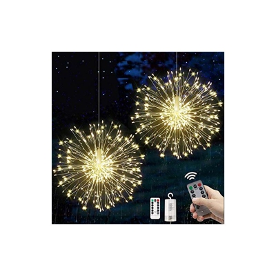 Ghirlanda luminosa con 120 LED Starburst ghirlande a batteria natalizie ghirlande, albero luminoso multicolore, 8 modalitÃ di illuminazione con