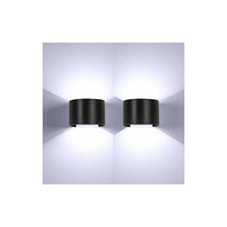 Lampada da parete a LED per interni ed esterni, set da 2 pezzi, con angolo di illuminazione regolabile, Up Down 12 W, IP65, impermeabile, per bagno, precio