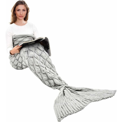 Coperta a coda di sirena, coperta calda per tutte le stagioni, divano letto, piumone, soggiorno, sacco a pelo per bambini e adulti, squama di pesce, características