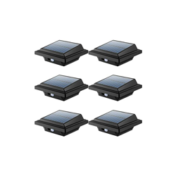 Lampada solare per grondaia, 40 LED, per esterni, con sensore di movimento, IP65, impermeabile, 1800 mAh, PIR, colore nero, luce solare bianca fredda precio