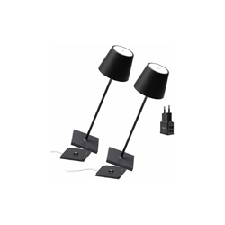 [Amazon Exclusive] Zafferano Kit 2x Lampada portatile Poldina Pro Nera, caricatore Aiino Dual USB per Ricarica Simultanea Lampada/Smartphone, LED características