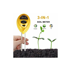 Tester per pavimenti, 3 in 1, misuratore di pH da pavimento, misuratore di umiditÃ , misuratore di umiditÃ /luce solare/pH per terriccio per piante, características