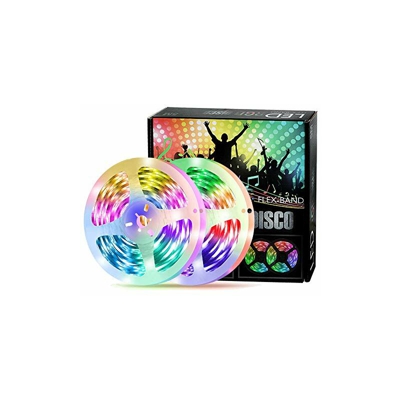 Nicetai - Striscia LED 10 m, multicolore, striscia LED controllata da APP dello smartphone, sincronizzazione, con ritmo musicale, per casa,