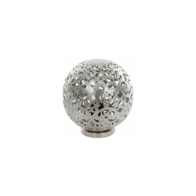 Lampada a sfera, in metallo, argento, 30 x 30 x 30 cm - Myflair