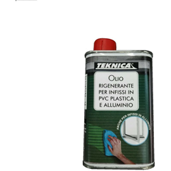 Olio rigenerante infissi in pvc plastica alluminio Teknica manutenzione tapparelle precio