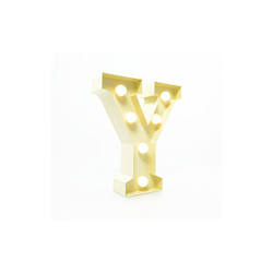 Marquee Letter Light yÂ â??Â Light Up LED Lettere dell' AlfabetoÂ â??Â Lampadina LettereÂ â??Â Vintage Decorative Bar SignÂ â??Â Metallo 22,9Â cm precio