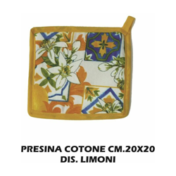 Bighouse It - PRESINA COTONE CM.20X20 DEC. LIMONE en oferta