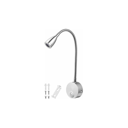 Lampada da lettura a LED, minimalista da comodino, lampada da parete flessibile a collo di cigno per camera da letto, camera da letto, dormitorio e características