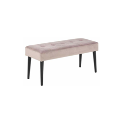 Gloria Panca, Tessuto, Rosso, L: 38 x W: 95 x H: 45 cm - Ac Design Furniture precio