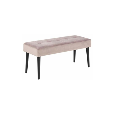 Gloria Panca, Tessuto, Rosso, L: 38 x W: 95 x H: 45 cm - Ac Design Furniture