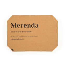 Tovaglietta Dizionario Merenda 45X32 Cm en oferta