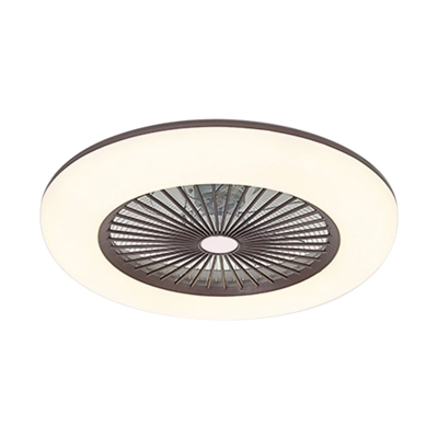 Ventilatore da soffitto 110V-120V con illuminazione Luci LED dimmerabili APP Controllo del telefono cellulare Connessione BT con telecomando per