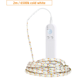 Asupermall - Strisce LED dimmerabili Luce Sensore di movimento PIR 2m 120 LED Luce a corda per TV Sfondo del desktop del computer Cucina domestica características