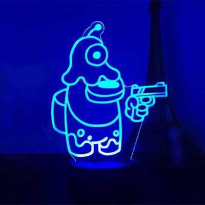 Asupermall - Lampada da tavolo Luce notturna da tavolo con telecomando / Controllo tattile sensibile / Cambio di 16 colori / Diversi effetti di luce