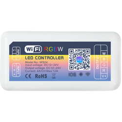 Mini controller WIFI DC12-24V RGBW Mini controller Smart Phone supportato Controllo app intelligente / Timer di sincronizzazione / Luminosita características