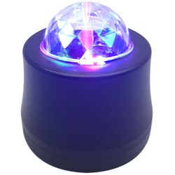 Asupermall - Car DJ Atmosfera rotante Luce Indoor Gathering Party Pub USB Led Lampada decorativa a luce costante,Nero precio