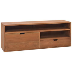 Mobile Porta Tv 110x30x40 Cm In Legno Massello Di Teak en oferta