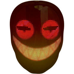 LED luminoso giocattolo maschera luminosa cellulare APP azionato fai da te parole cambiare faccia costume da festa vestire mascherata precio