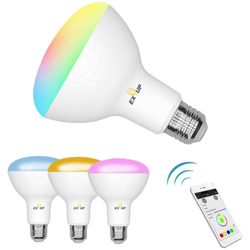 Exup - AC100-240V 12W LED Wi-Fi intelligente Lampada a lampadina APP per smartphone e controllo vocale con E26 / E27 Base RGB / Bianco / Luce bianca características